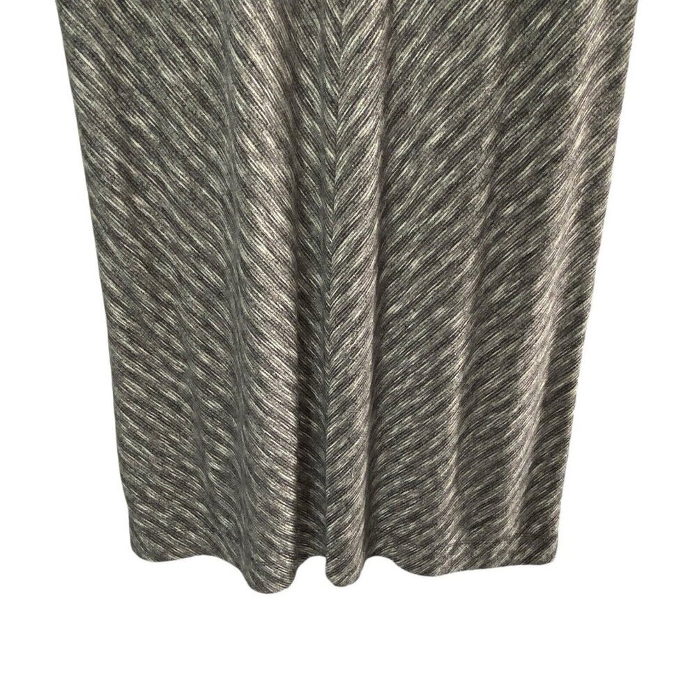 LOU & GREY Women Maxi Skirt Sz M Gray Chevron Design Business Casual‎ 3-39 - Picture 7 of 13